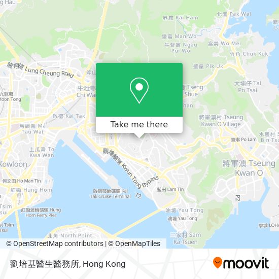 劉培基醫生醫務所地圖