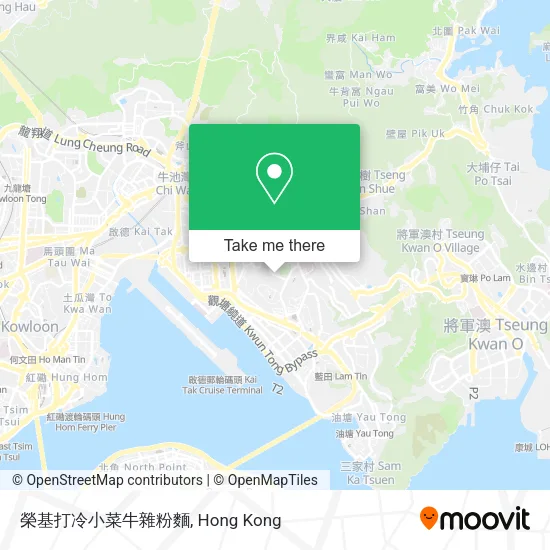 榮基打冷小菜牛雜粉麵 map