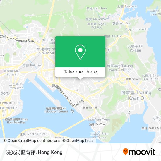 曉光街體育館 map