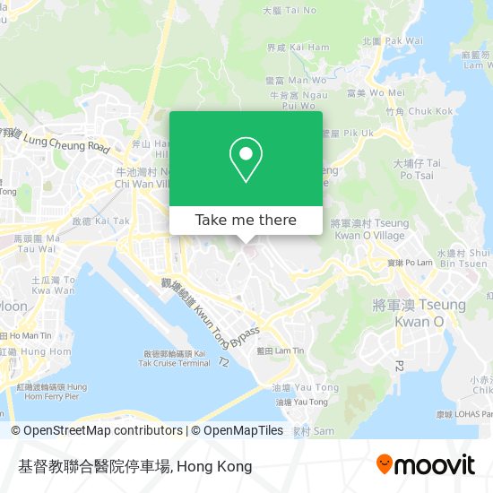 基督教聯合醫院停車場 map
