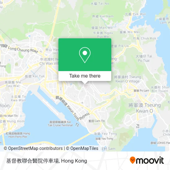 基督教聯合醫院停車場地圖