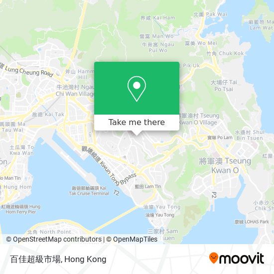 百佳超級市場地圖