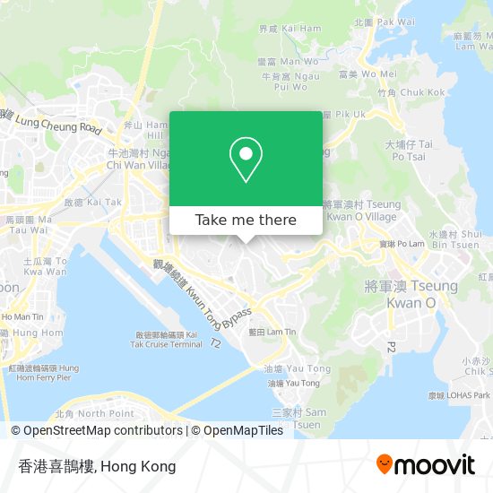 香港喜鵲樓地圖