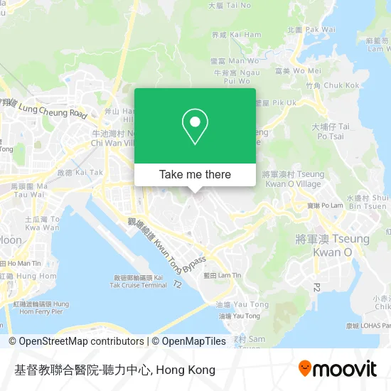 基督教聯合醫院-聽力中心地圖