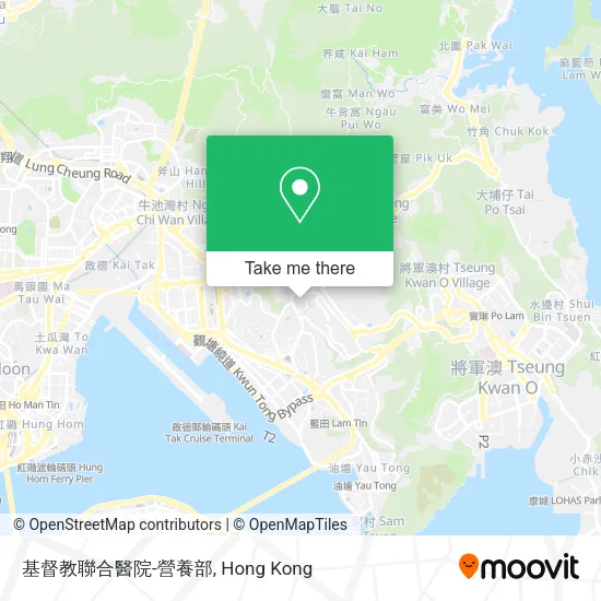 基督教聯合醫院-營養部地圖