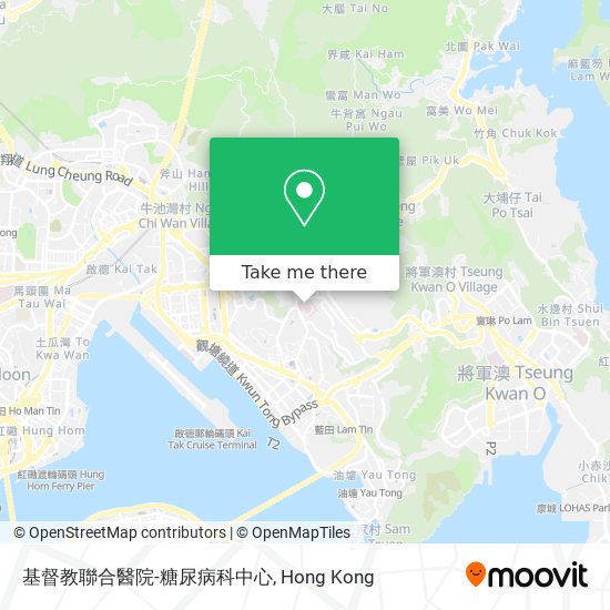 基督教聯合醫院-糖尿病科中心地圖