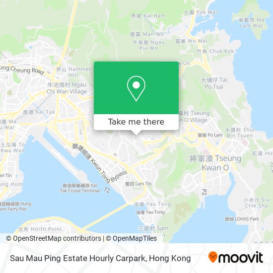 Sau Mau Ping Estate Hourly Carpark map