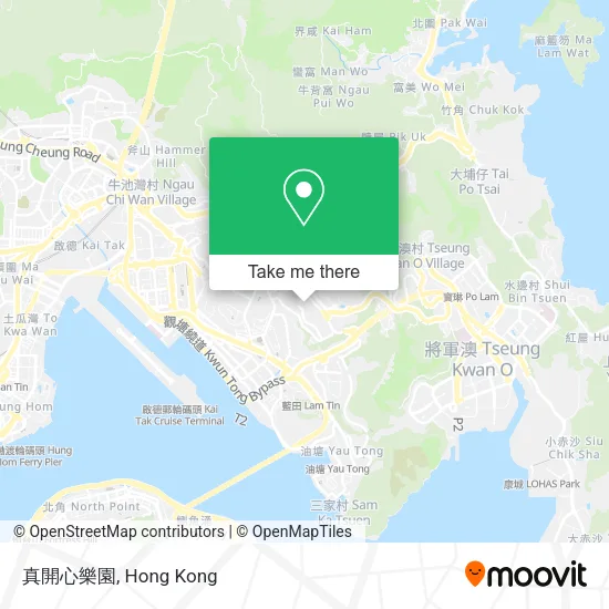 真開心樂園 map