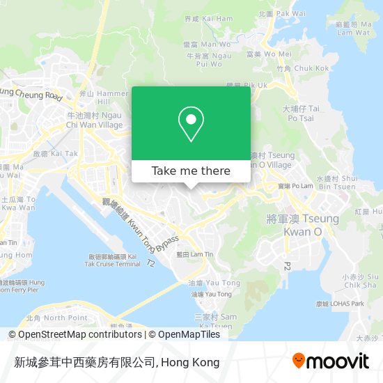新城參茸中西藥房有限公司 map