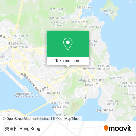 寶達邨 map