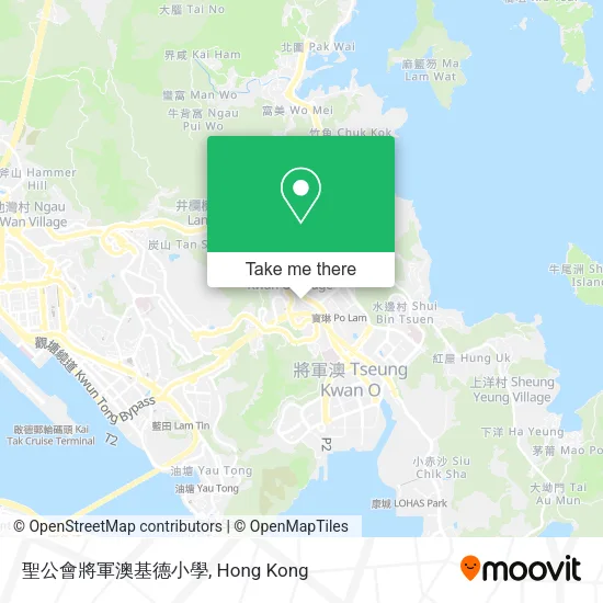 聖公會將軍澳基德小學 map