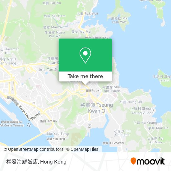 權發海鮮飯店 map