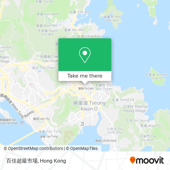 百佳超級市場 map