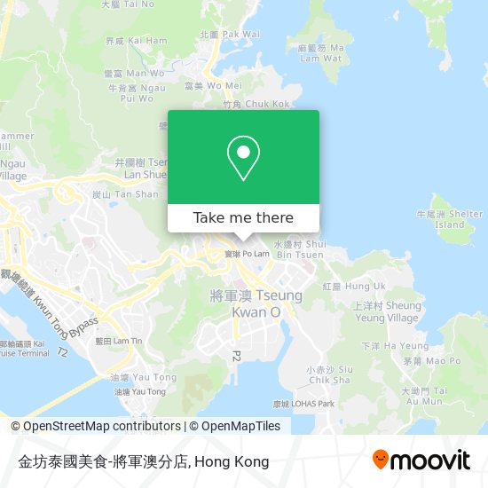 金坊泰國美食-將軍澳分店 map