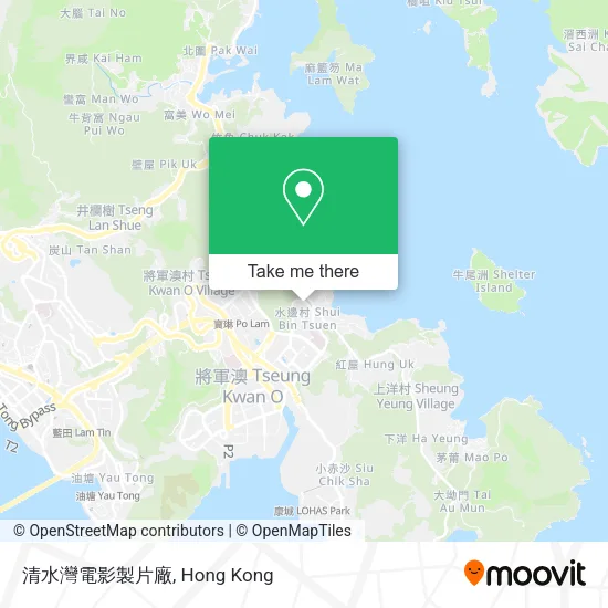 清水灣電影製片廠地圖