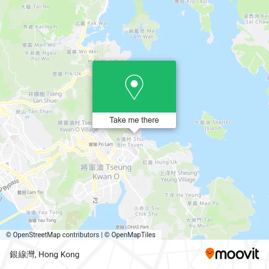 銀線灣 map
