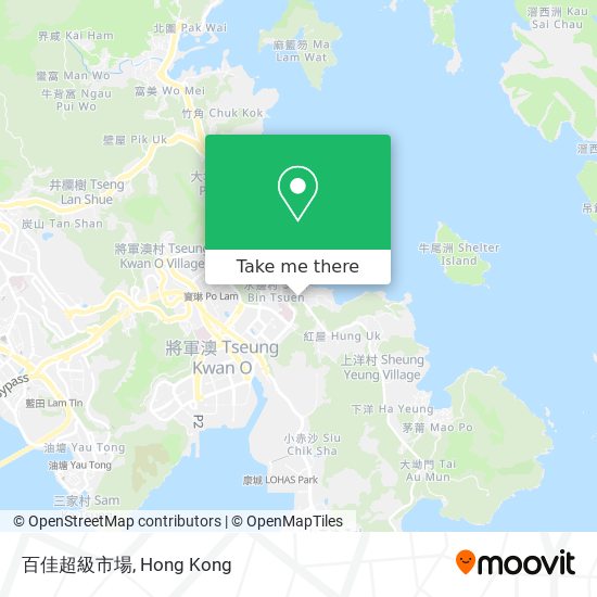 百佳超級市場 map
