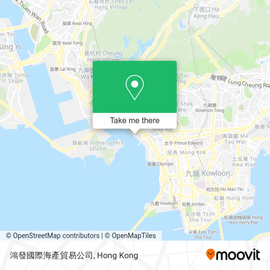 鴻發國際海產貿易公司 map