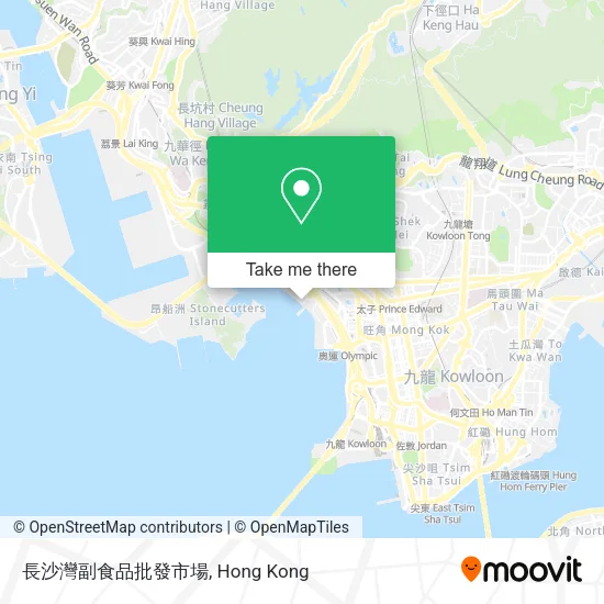長沙灣副食品批發市場地圖