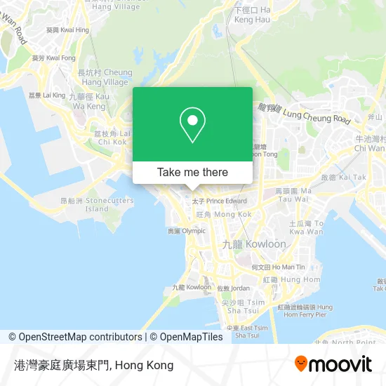 港灣豪庭廣場東門 map