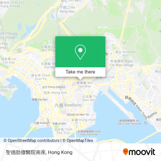 聖德肋撒醫院南座地圖