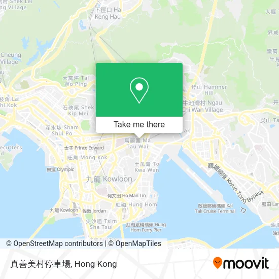 真善美村停車場 map