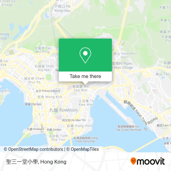 聖三一堂小學地圖