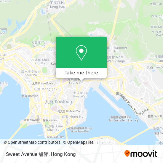 Sweet Avenue 甜館 map