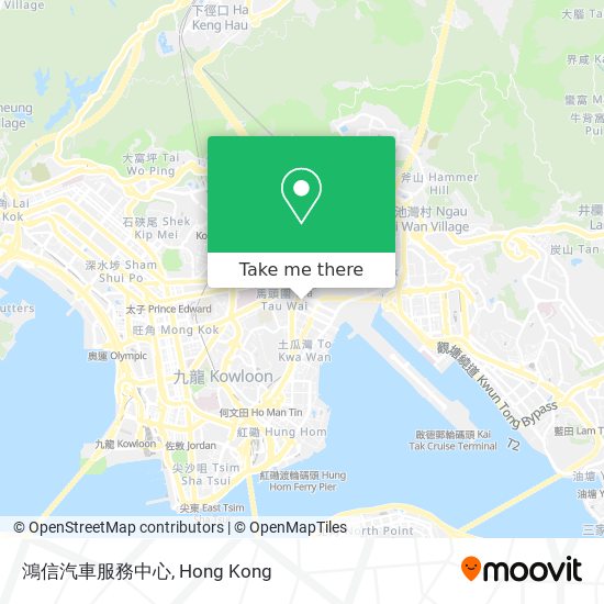 鴻信汽車服務中心 map