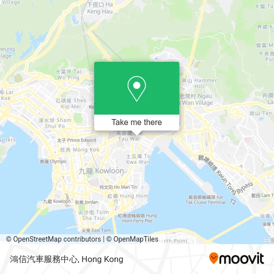 鴻信汽車服務中心地圖