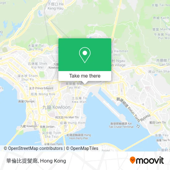 華倫比提髮廊地圖