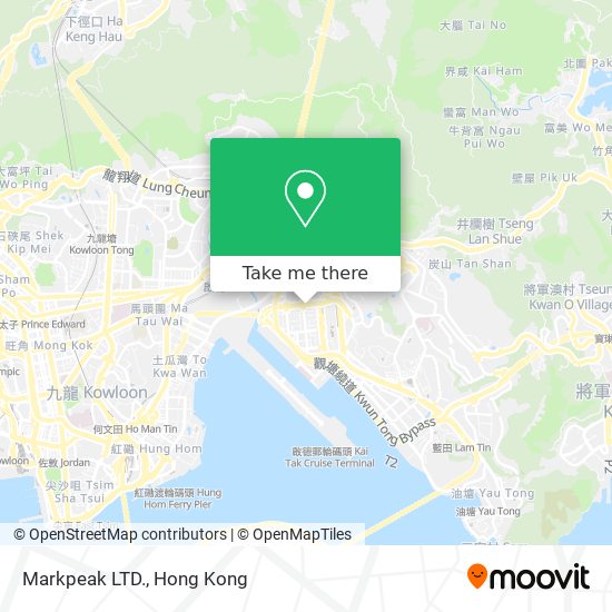 Markpeak LTD. map