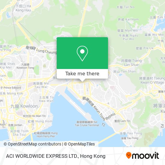 ACI WORLDWIDE EXPRESS LTD. map