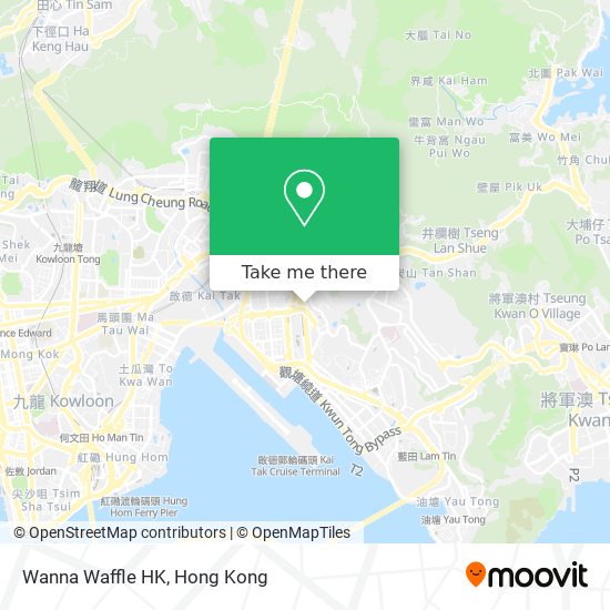 Wanna Waffle HK map
