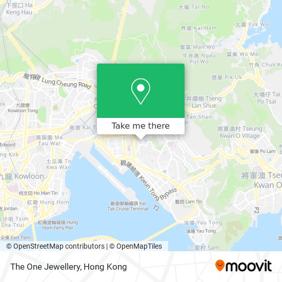 The One Jewellery map