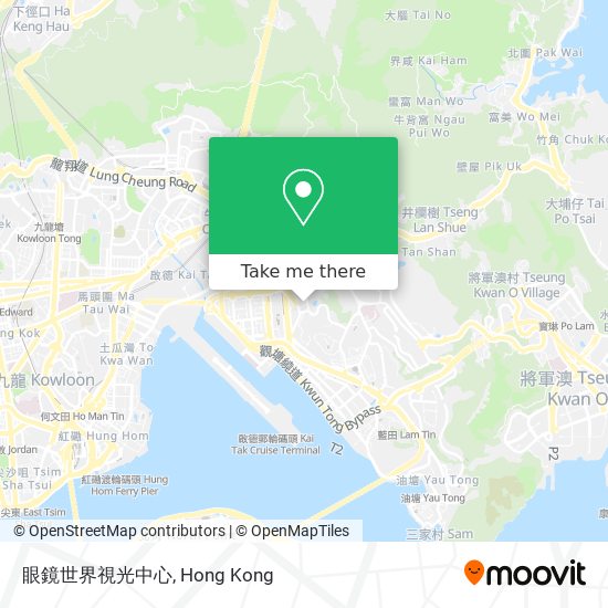 眼鏡世界視光中心 map