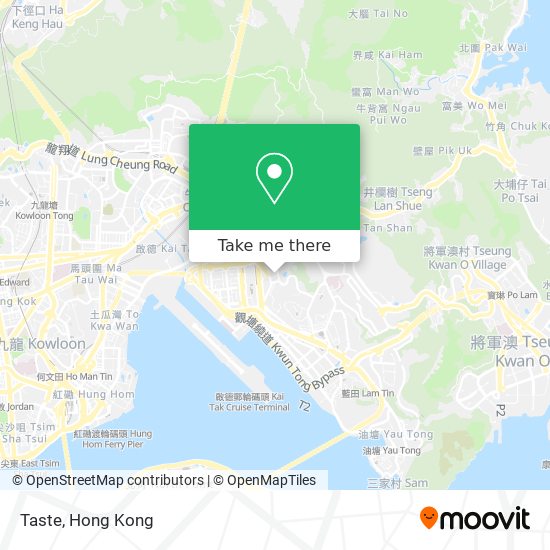 Taste map