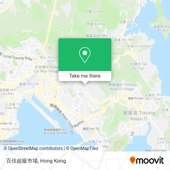 百佳超級市場地圖