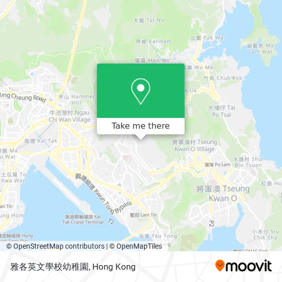 雅各英文學校幼稚園地圖