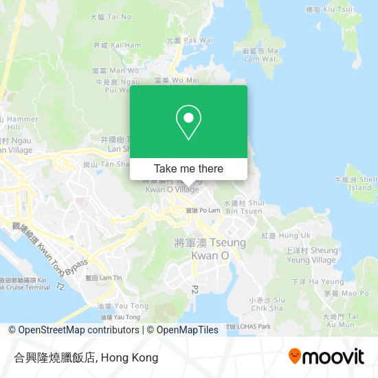 合興隆燒臘飯店地圖