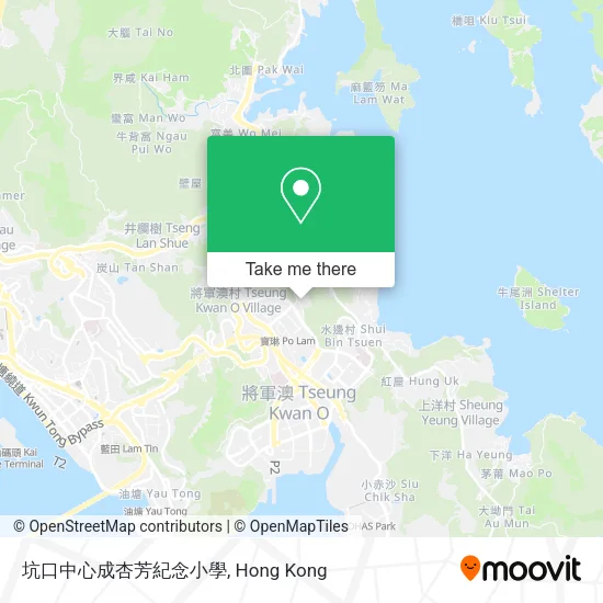 坑口中心成杏芳紀念小學地圖