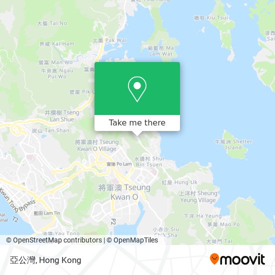 亞公灣 map