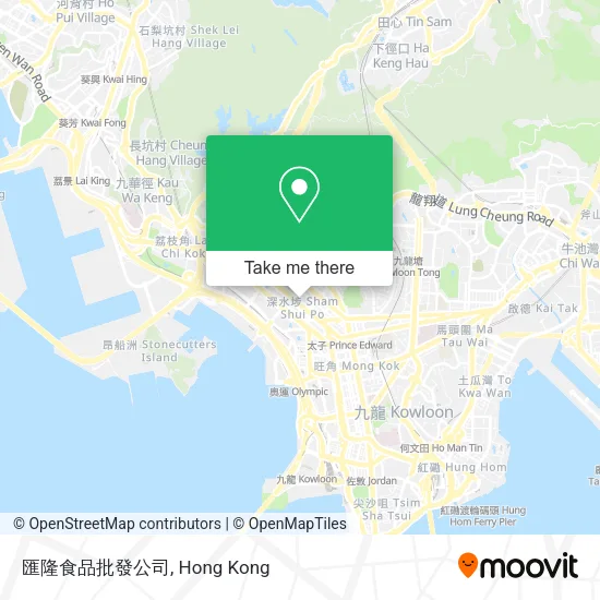 匯隆食品批發公司 map