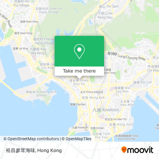 裕昌參茸海味地圖