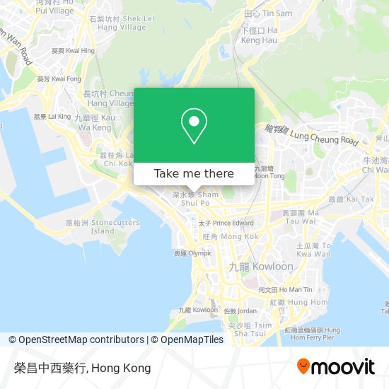 榮昌中西藥行 map