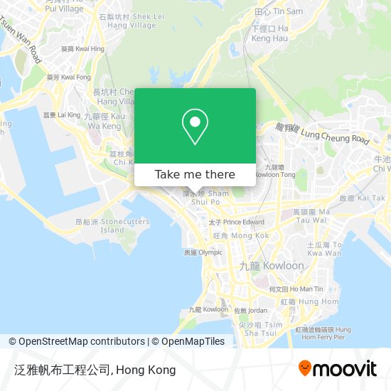泛雅帆布工程公司 map
