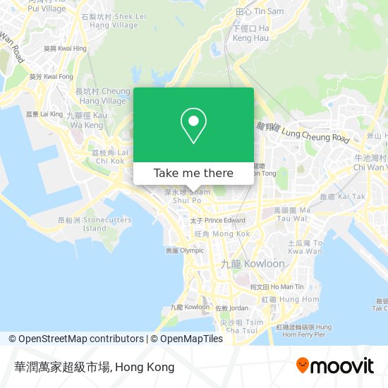 華潤萬家超級市場 map