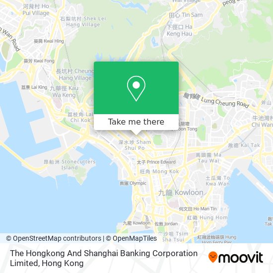 The Hongkong And Shanghai Banking Corporation Limited map