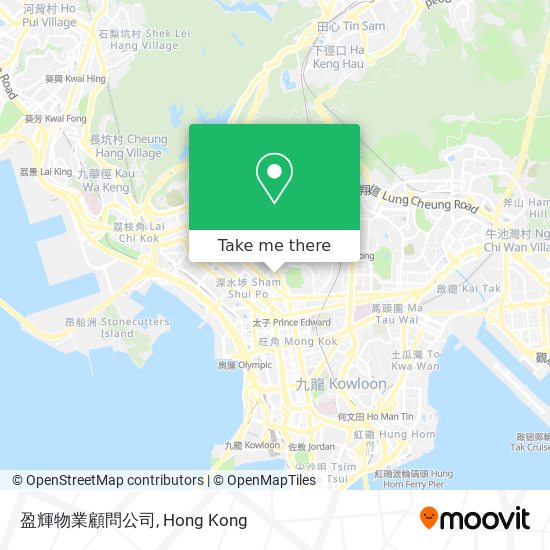 盈輝物業顧問公司 map