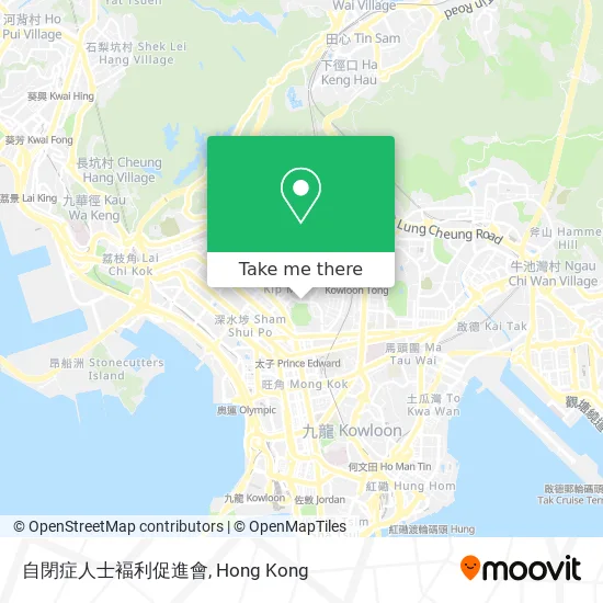 自閉症人士褔利促進會 map
